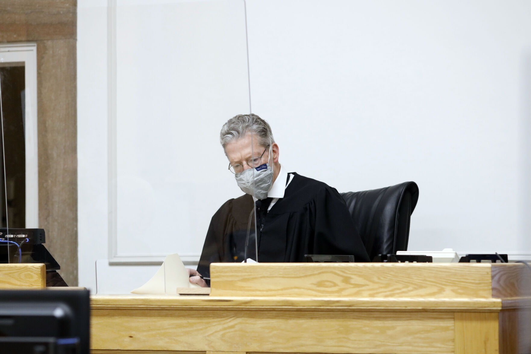 Judge on the bench